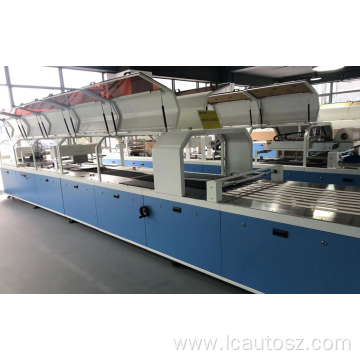 pants folding bagging tearing sealing stacking machine